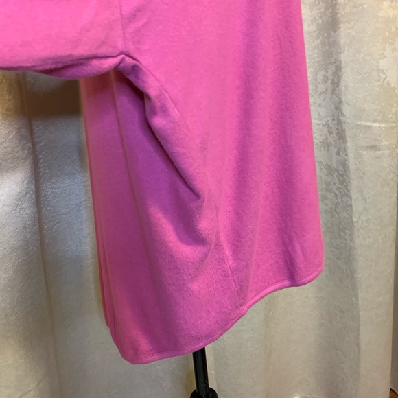 FOR THE REPUBLIC Pink Sweater V Neck Soft Long Sleeve 1X - Picture 5 of 15